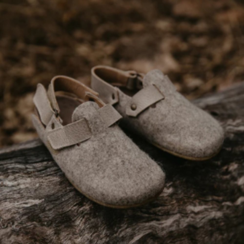 The Simple Folk Toddler Wool Slip On 27 Gray